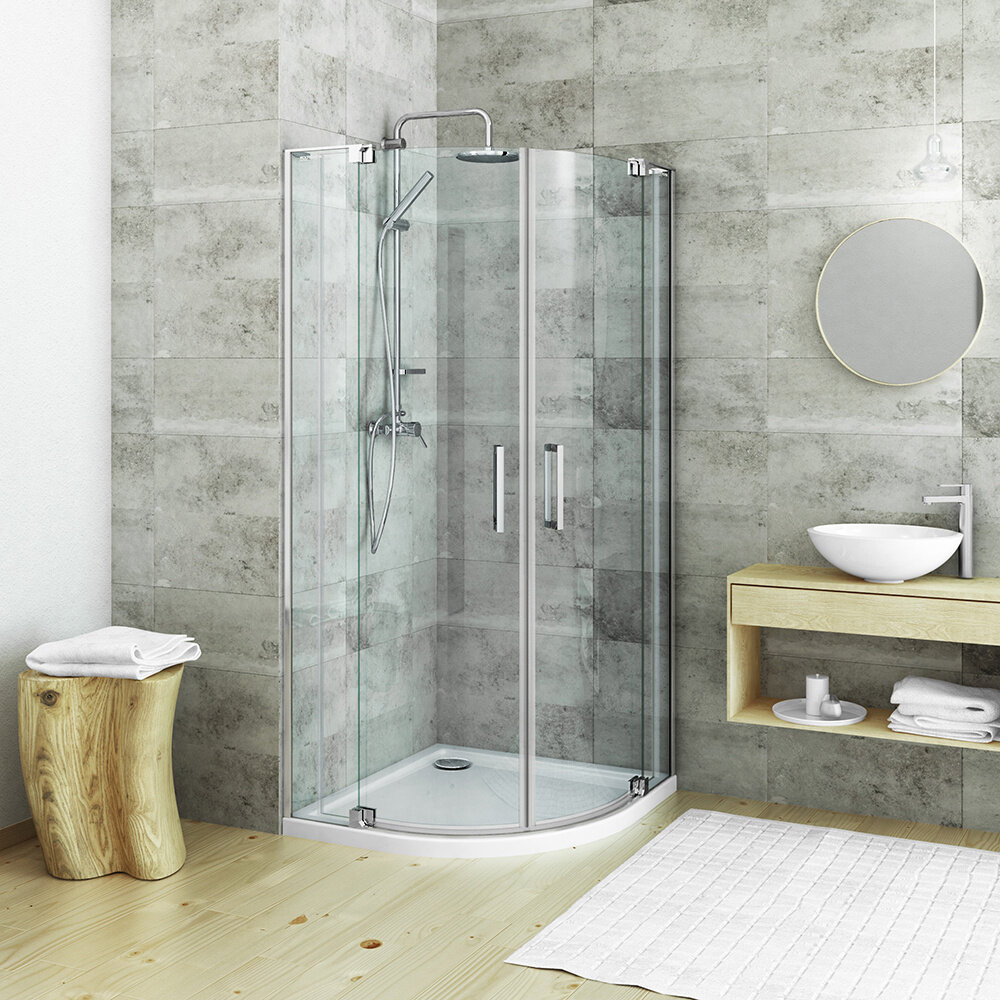 Изображение товара Душевой уголок Roth Elegant Neo GR2N/900 с распашными дверями и прозрачным стеклом