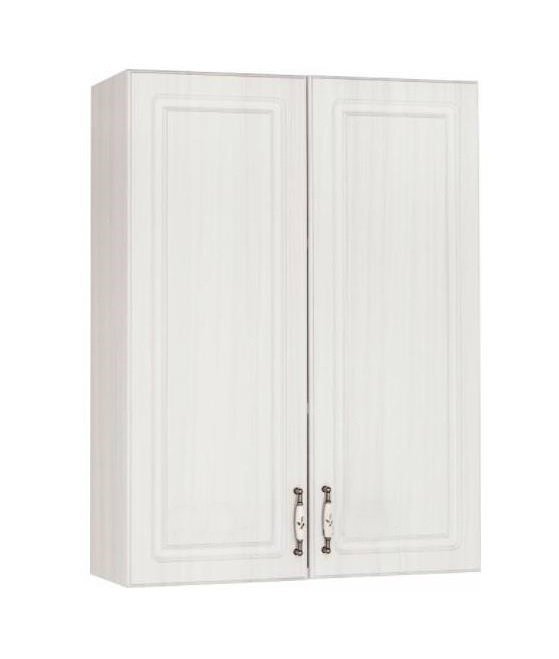 Изображение товара Подвесной шкаф для ванной Style Line Олеандр-2 60 см бежевый с бронзовой фурнитурой