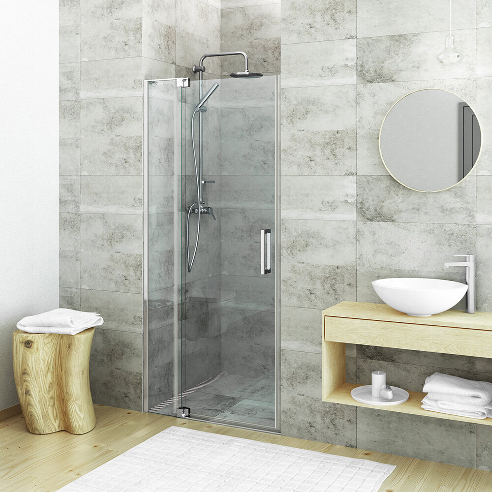 Изображение товара Душевая дверь Roth Elegant Neo GDO1N/900 с прозрачным стеклом
