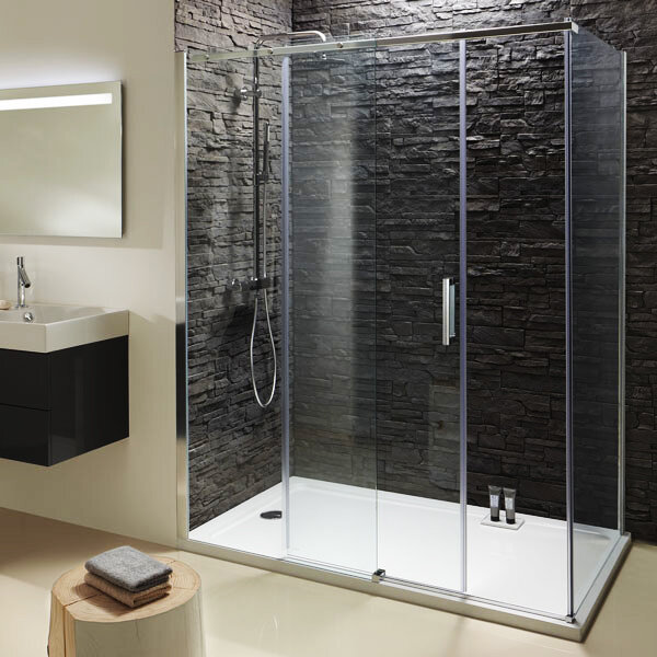 Изображение товара Душевой уголок Jacob Delafon Contra 160x80 см с раздвижной дверью и прозрачным стеклом