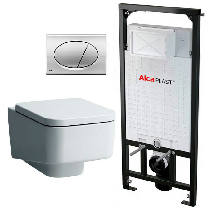 Изображение товара Безободковый подвесной унитаз Laufen Pro S с функцией биде и инсталляцией