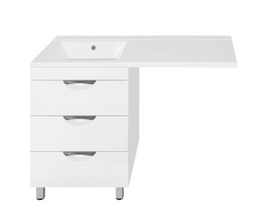 Изображение товара Тумба под раковину Style Line Жасмин 60 ЛС-00000644, напольная, белая