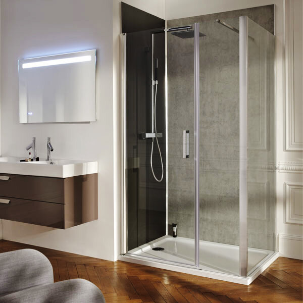 Изображение товара Душевой уголок Jacob Delafon Contra XXL 130x80 см с распашной дверью и хром профилем