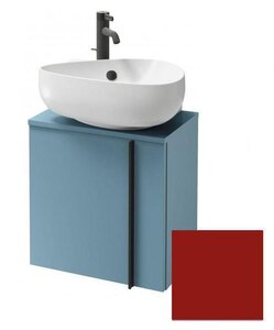 Изображение товара Тумба под раковину Jacob Delafon Nouvelle Vague 45 см, EB3045G-M69, цвет темно-красный матовый, петли слева