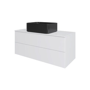 Изображение товара Тумба c раковиной Orange Otto Ot-100TuMDF+B02-460MB, 100 см, подвесная, цвет белый