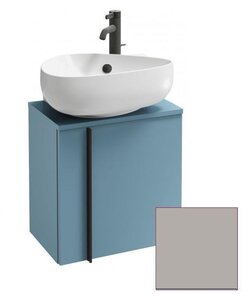 Изображение товара Тумба под раковину Jacob Delafon Nouvelle Vague 45 см, EB3045D-S21, цвет серый титан сатин, петли справа