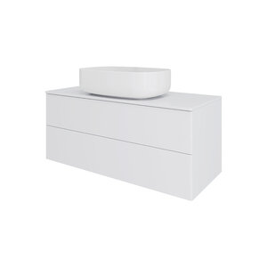 Изображение товара Тумба c раковиной Orange Otto Ot-100TuMDF+B07-540W, 100 см, подвесная, цвет белый