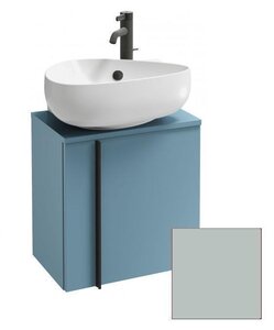 Изображение товара Тумба под раковину Jacob Delafon Nouvelle Vague 45 см, EB3045D-G92, цвет миндальный глянцевый, петли справа