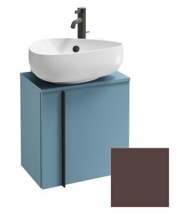 Изображение товара Тумба под раковину Jacob Delafon Nouvelle Vague 45 см, EB3045D-N23, цвет ледяной коричневый глянцевый, петли справа