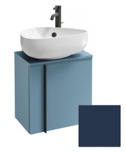 Изображение товара Тумба под раковину Jacob Delafon Nouvelle Vague 45 см темно-синяя глянцевая