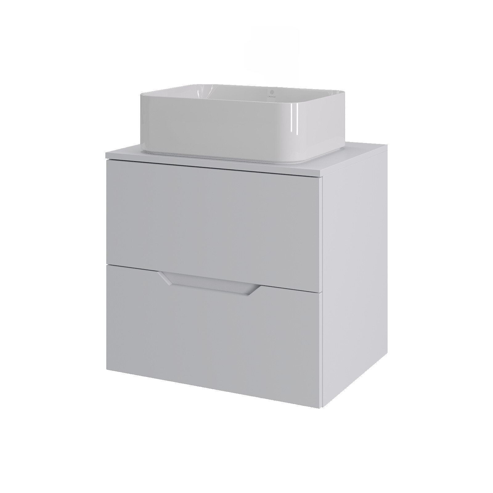 Изображение товара Тумба c раковиной Agger Свит SWE600ETWH-ST-2460W, 60 см, подвесная, цвет белый матовый Изображение товара Тумба c раковиной Agger Свит SWE600ETWH-ST-2460W, 60 см, подвесная, цвет белый матовый