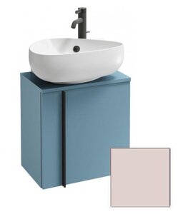 Изображение товара Тумба под раковину Jacob Delafon Nouvelle Vague 45 см, EB3045D-G1H, цвет пыльная роза глянцевый, петли справа