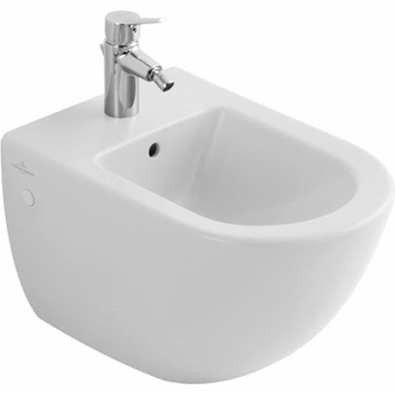 Изображение товара Биде Villeroy&Boch Subway 7400 00R1 белый фарфор подвесное для ванной