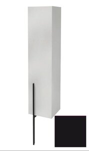 Изображение товара Пенал Jacob Delafon Nouvelle Vague 35 см, EB3047D-M61, цвет черный матовый, петли справа