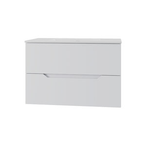Изображение товара Тумба c раковиной Agger Свит SWE800ETWH-3800W, 80 см, подвесная, цвет белый матовый