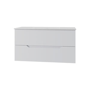 Изображение товара Тумба c раковиной Agger Свит SWE1000ETWH-31000W, 100 см, подвесная, цвет белый матовый