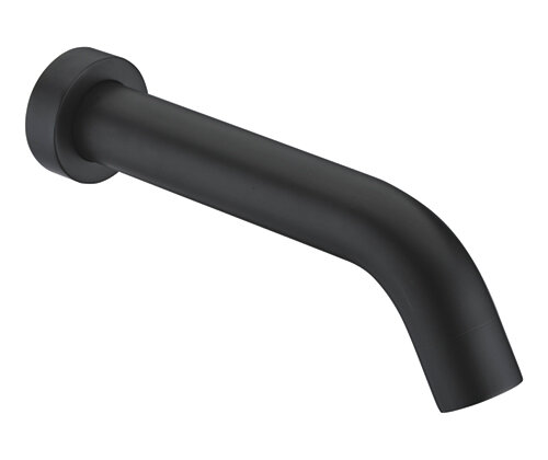 Изображение товара Излив для ванны WasserKRAFT A084 настенный черный округлый латунь Soft-touch