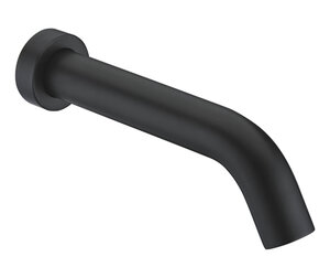 Изображение товара Излив для ванны WasserKRAFT A084 настенный черный округлый латунь Soft-touch