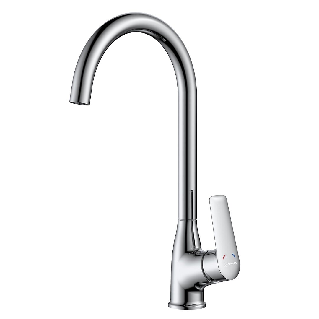 Изображение товара Смеситель для кухонной мойки Decoroom DR27 DR27028 с хромированным покрытием Изображение товара Смеситель для кухонной мойки Decoroom DR27 DR27028 с хромированным покрытием