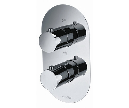 Изображение товара Смеситель скрытого монтажа WasserKRAFT Berkel 4844 Thermo термостатический для ванны и душа хром