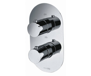 Изображение товара Смеситель скрытого монтажа WasserKRAFT Berkel 4844 Thermo, термостатический, для ванны и душа, хром