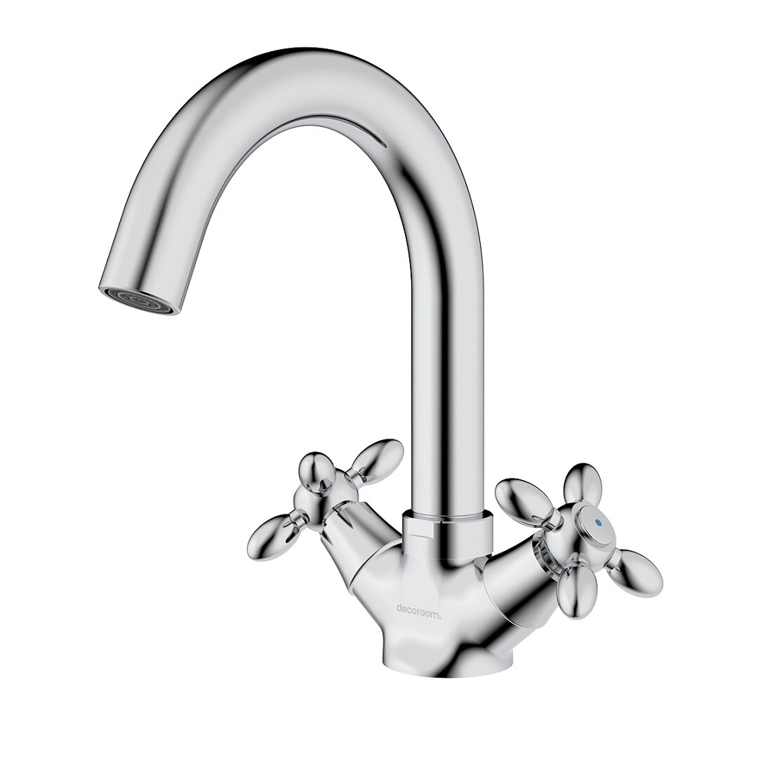 Изображение товара Смеситель для раковины Decoroom DR53 DR53011, хром Изображение товара Смеситель для раковины Decoroom DR53 DR53011, хром