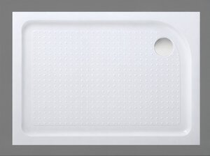 Изображение товара Душевой поддон BelBagno TRAY-BB-AH-100/80-15-W-L/R 100 x 80 см с сифоном, левый/правый