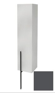 Изображение товара Пенал Jacob Delafon Nouvelle Vague 35 см, EB3047D-S17, цвет серый антрацит сатин, петли справа