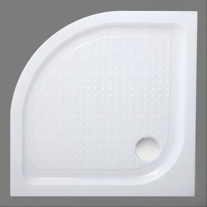 Изображение товара Душевой поддон BelBagno TRAY-BB-R-85-550-15-W 85 x 85 см с сифоном, четверть круга