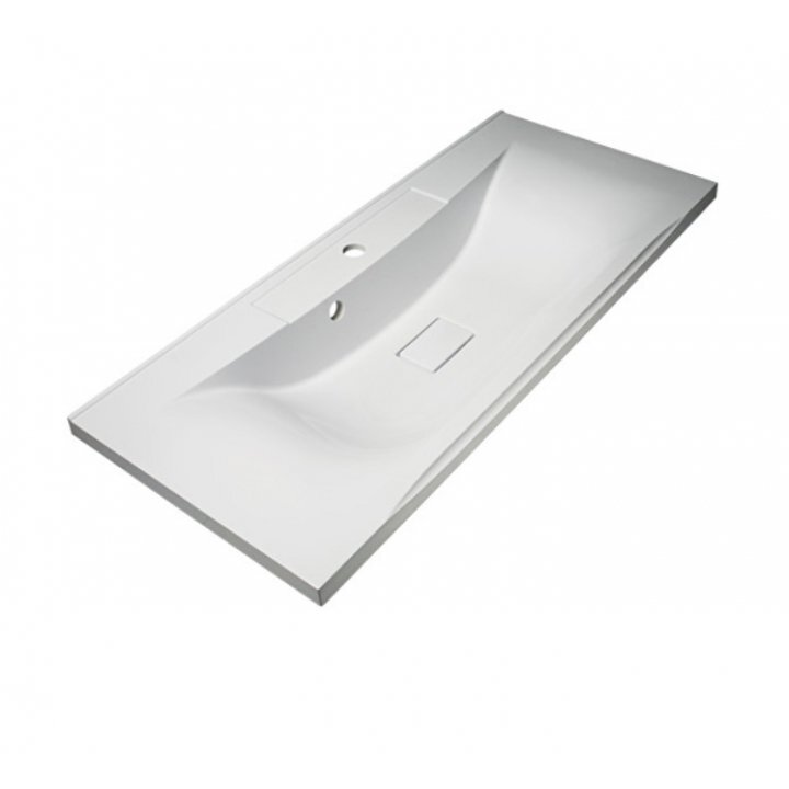 Изображение товара Раковина Andrea Elen 80 Прямоугольная искусственный камень белая