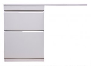 Изображение товара Тумба под раковину Style Line Даймонд 120 СС-00000559 Люкс Plus белая напольная