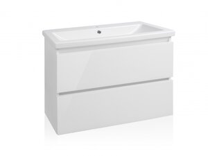 Изображение товара Тумба под раковину Style Line Даймонд 80 см белая
