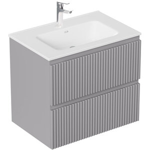 Изображение товара Тумба под раковину Aquanet Джейн 2.0 00373284, 70 см, подвесная, цвет графит