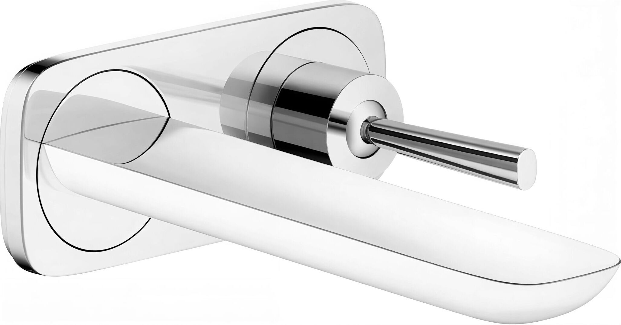 Изображение товара Смеситель для раковины Hansgrohe PuraVida хром, скрытая установка, однорычажный Изображение товара Смеситель для раковины Hansgrohe PuraVida хром, скрытая установка, однорычажный