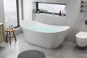 Изображение товара Ванна акриловая Royal Bath Wave RB610102, 180 x 80 см, цвет белый