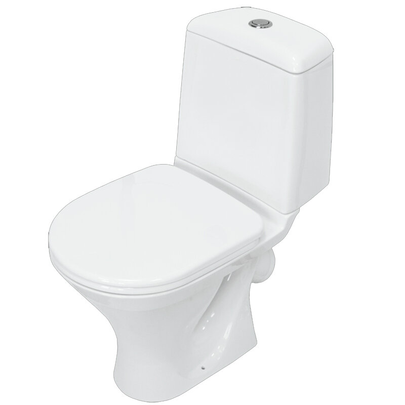 Изображение товара Напольный безободковый унитаз Sanita Аттика 78 см белый фарфор