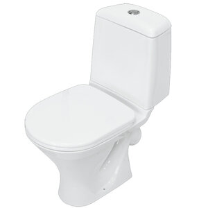 Изображение товара Напольный унитаз Sanita Аттика WC.CC/Attica/1-P/WHT.G/S1, крышка стандарт