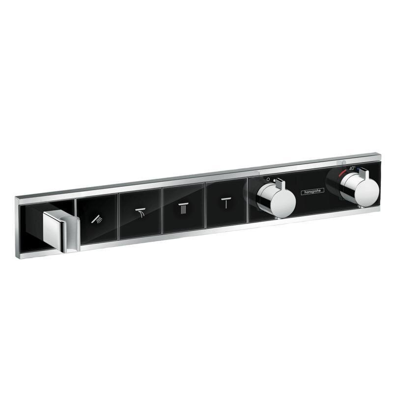 Изображение товара Смеситель Hansgrohe RainSelect 15357600 Термо-Select, черный
