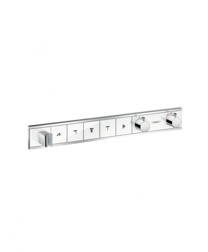 Изображение товара Термостатический смеситель для душа Hansgrohe RainSelect 15358400 бело-хром
