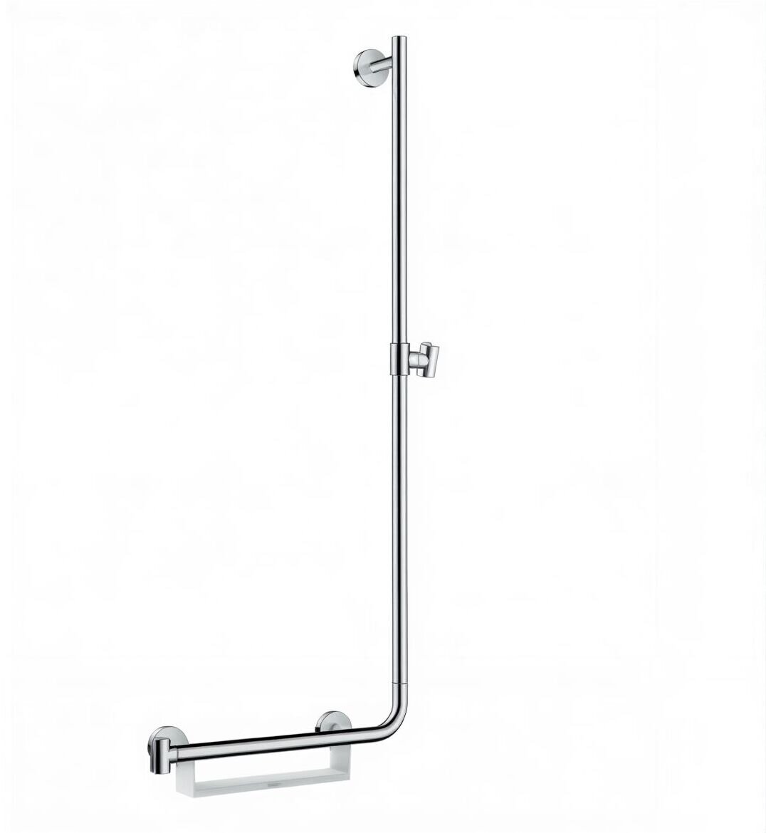 Изображение товара Душевая штанга Hansgrohe Unica Comfort 110 см с полкой и регулировкой Изображение товара Душевая штанга Hansgrohe Unica Comfort 110 см с полкой и регулировкой
