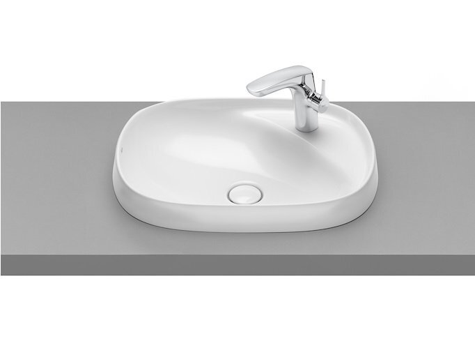 Изображение товара Раковина Roca Beyond 58 см встраиваемая белая керамика 3270B6000