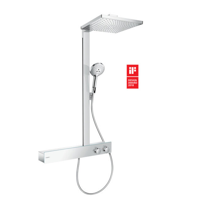 Изображение товара Душевая система Hansgrohe Raindance E 27364000 с термостатом ShowerTablet 600, хром