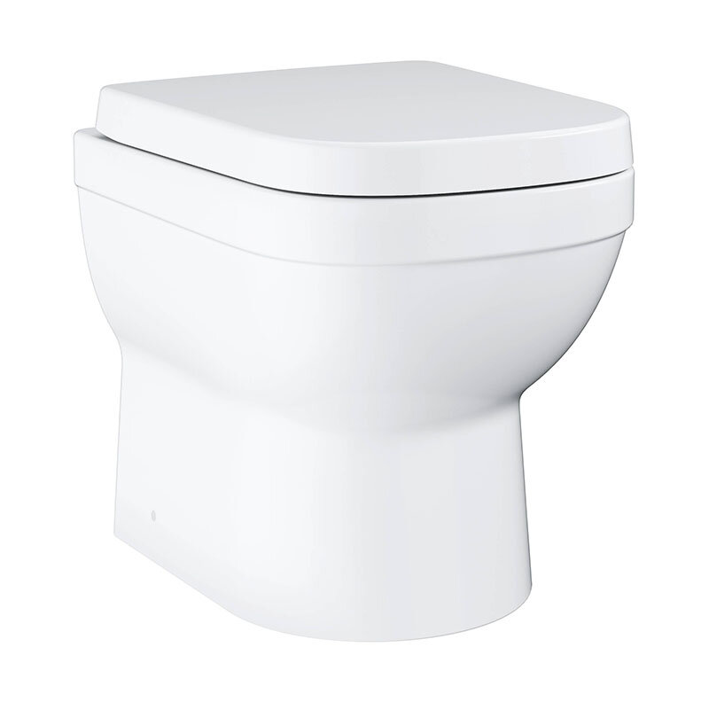 Изображение товара Приставной унитаз Grohe Euro Ceramic 39555000 безободковый с микролифтом