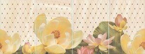 Изображение товара Керамическая плитка Керама Марацци Летний сад HGD-B56-8260 Беж Панно 30х80 (Из 4-х частей) см