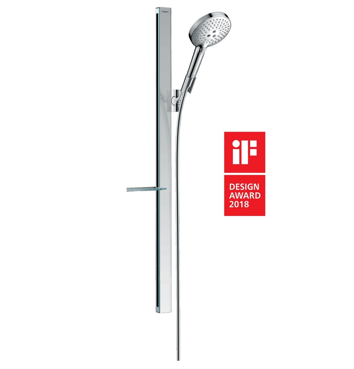 Изображение товара Душевой гарнитур Hansgrohe Raindance Select S 27649000 с 3 режимами и хромированным покрытием