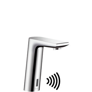 Изображение товара Смеситель для раковины Hansgrohe Metris S, 31103000, сенсорный, хром
