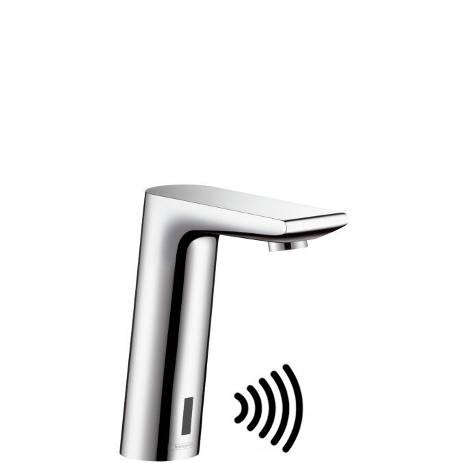 Изображение товара Автоматический сенсорный смеситель Hansgrohe Metris S с хромом и технологией AirPower