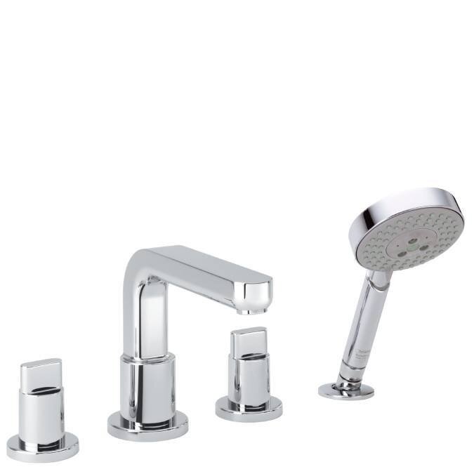 Изображение товара Смеситель для ванны и душа Hansgrohe Metris S, 31443000, на борт ванны, хром Изображение товара Смеситель для ванны и душа Hansgrohe Metris S, 31443000, на борт ванны, хром