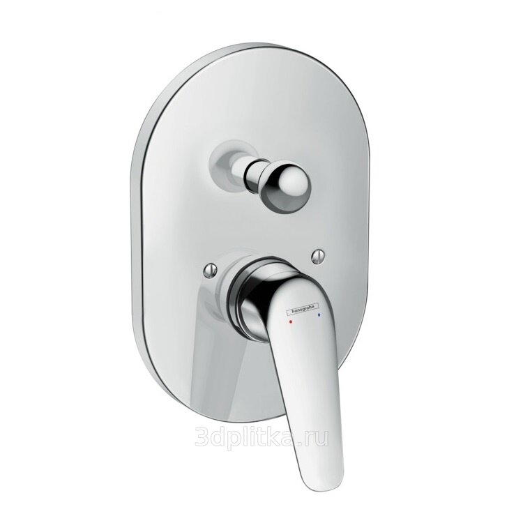 Изображение товара Смеситель для ванны и душа Hansgrohe Novus, 71047000, встраиваемый, хром
