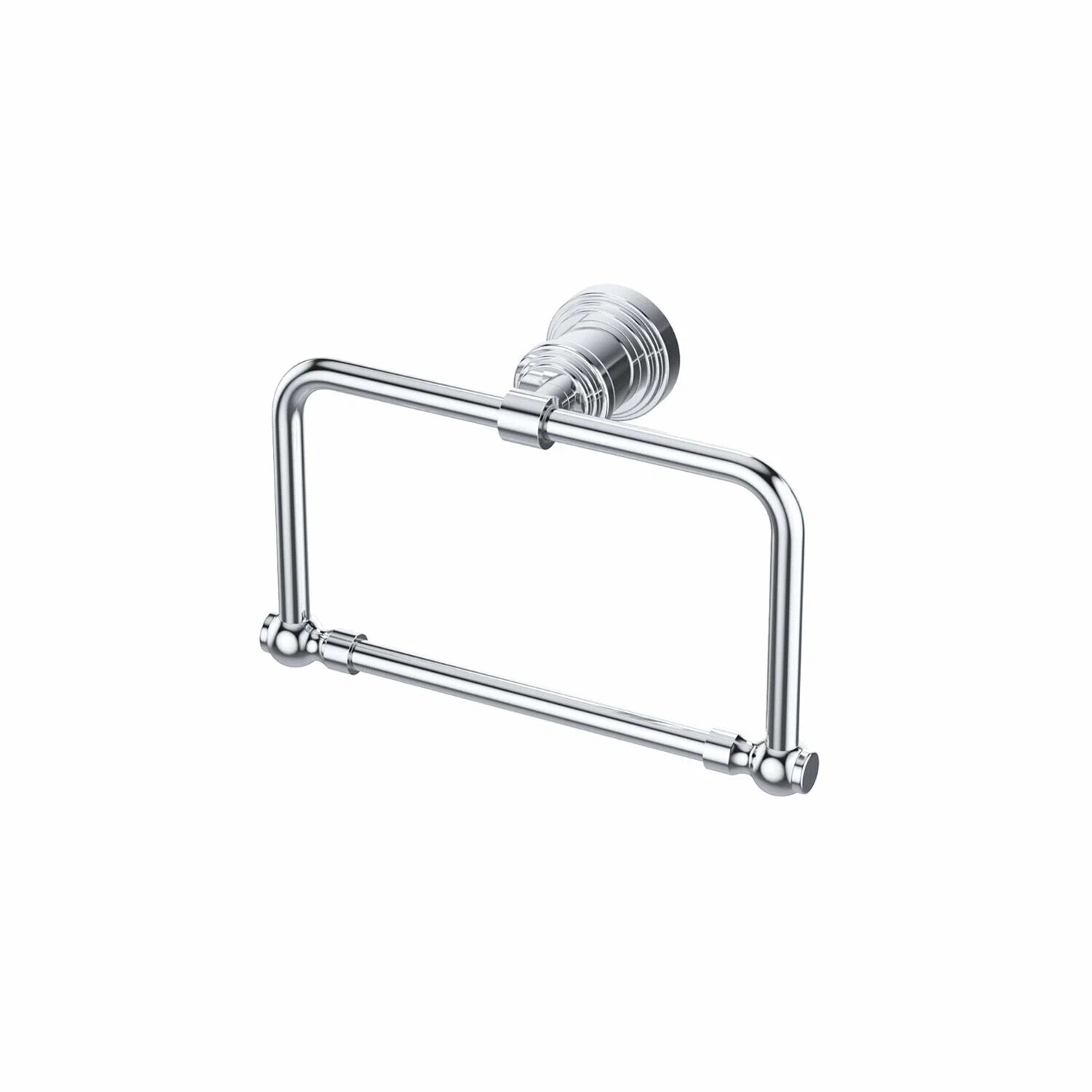 Изображение товара Полотенцедержатель-кольцо Iddis Виндзор хром, со скрытым монтажом